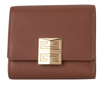Givenchy Trifold Wallet, &pound;250, Accessories, Brown, Leather, Front view